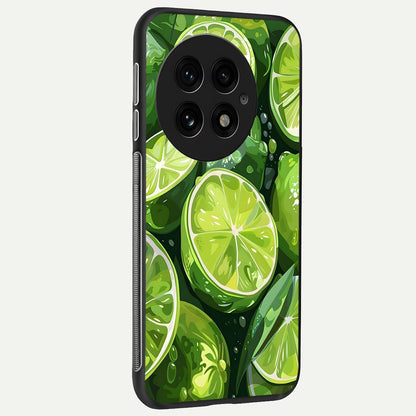  Green Kawasaki back cover For OnePlus 13 slim fit glass case with vibrant aesthetic design