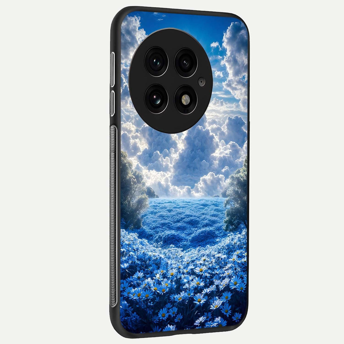  Heavenly Daisy Horizon back cover For OnePlus 13 slim fit glass case with vibrant aesthetic design