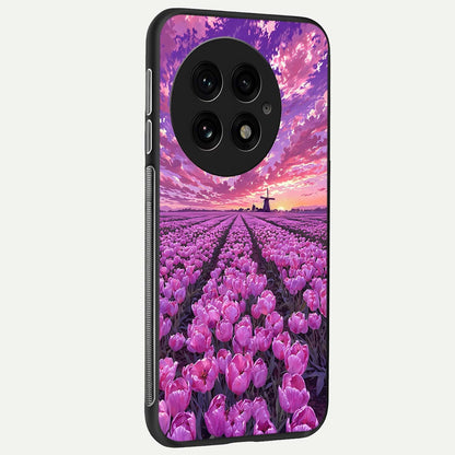  Lavender Dream Skies back cover For OnePlus 13 slim fit glass case with vibrant aesthetic design
