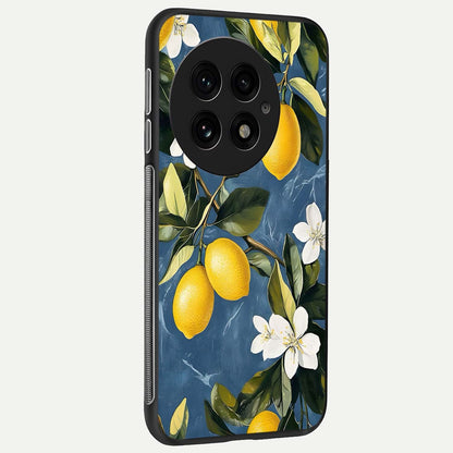  Lemon Dream Garden back cover For OnePlus 13 slim fit glass case with vibrant aesthetic design