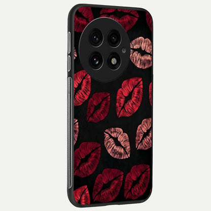  Midnight Kiss Love back cover For OnePlus 13 slim fit glass case with vibrant aesthetic design