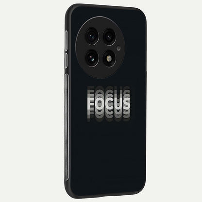  Mono Focus Vision back cover For OnePlus 13 slim fit glass case with vibrant aesthetic design
