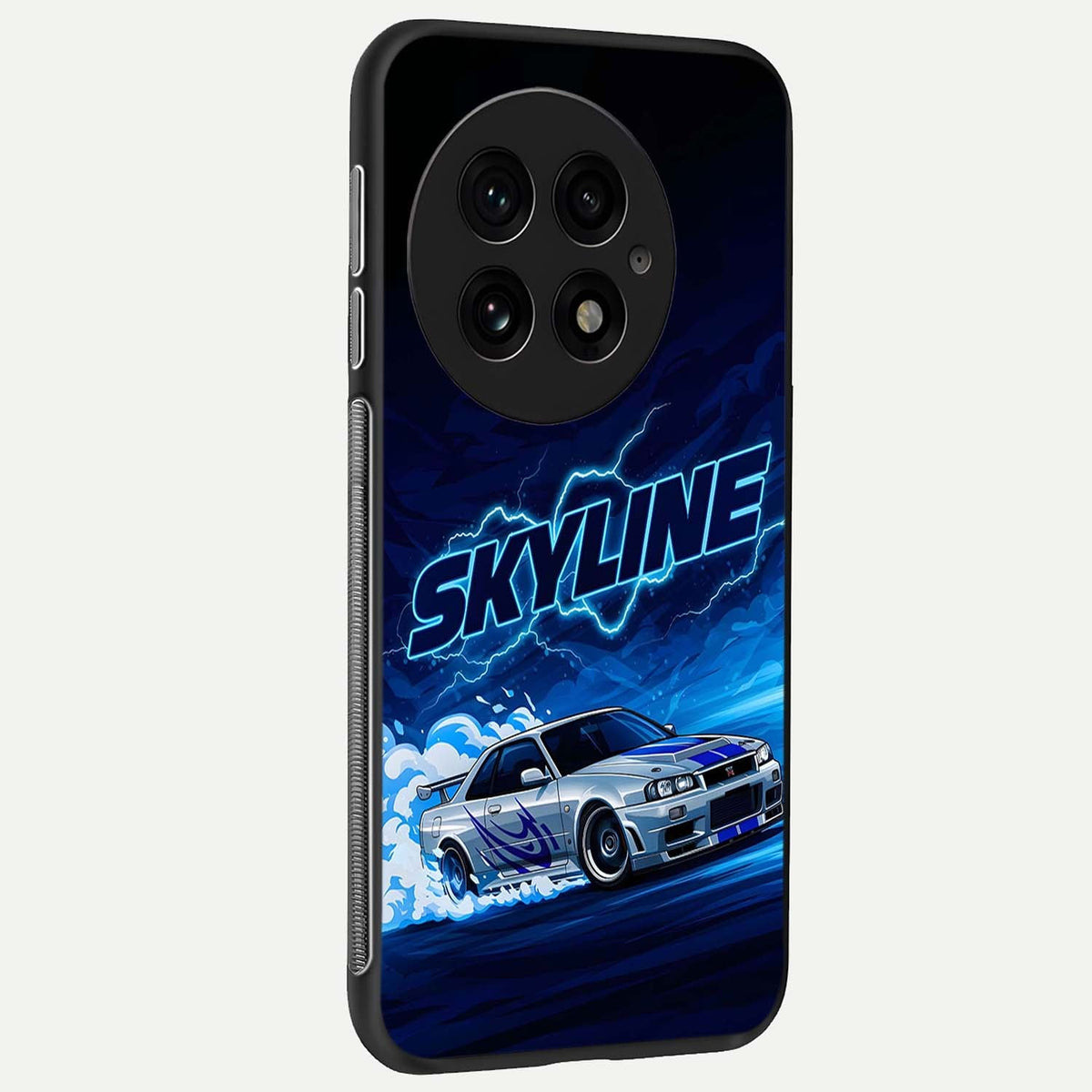  Neon Drift Beast back cover For OnePlus 13 slim fit glass case with vibrant aesthetic design