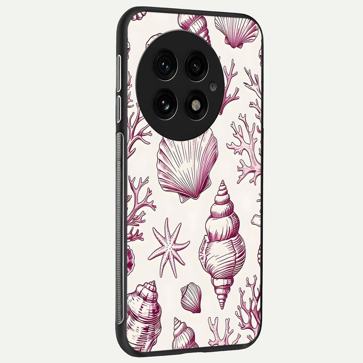  Pink Power Sparks back cover For OnePlus 13 slim fit glass case with vibrant aesthetic design