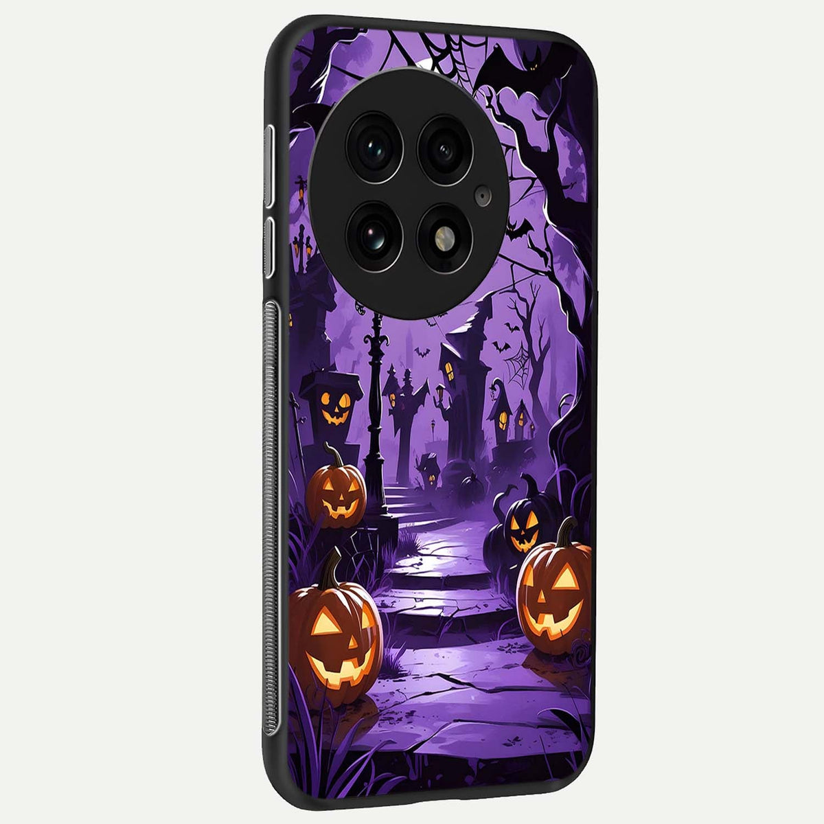  Pumpkin Patch Halloween back cover For OnePlus 13 slim fit glass case with vibrant aesthetic design