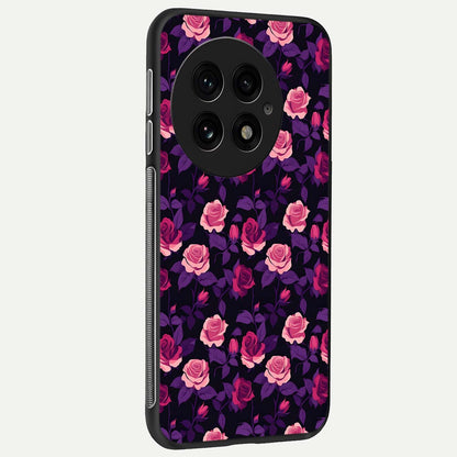  Rose Garden Twilight back cover For OnePlus 13 slim fit glass case with vibrant aesthetic design