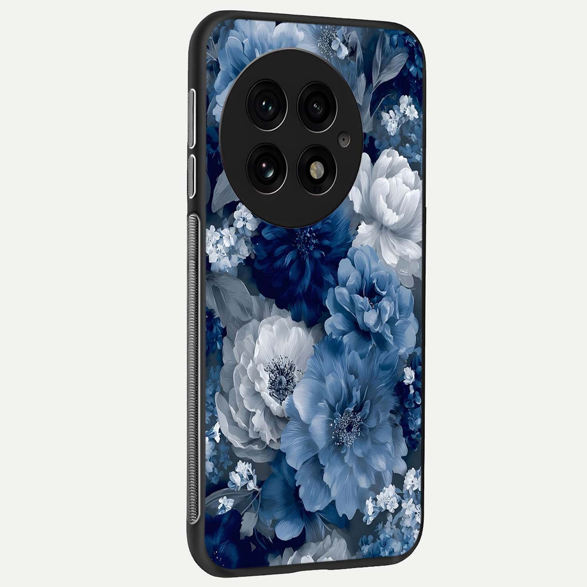  Royal Bloom Garden back cover For OnePlus 13 slim fit glass case with vibrant aesthetic design