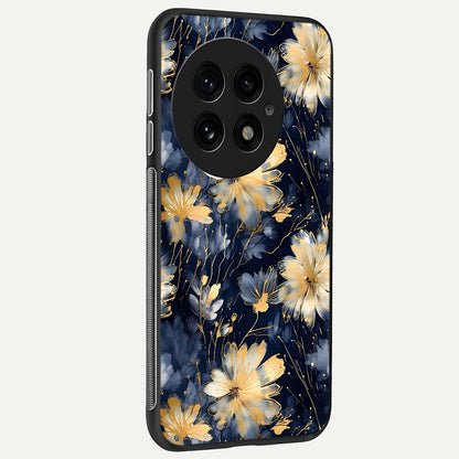  Royal Petal Dream back cover For OnePlus 13 slim fit glass case with vibrant aesthetic design