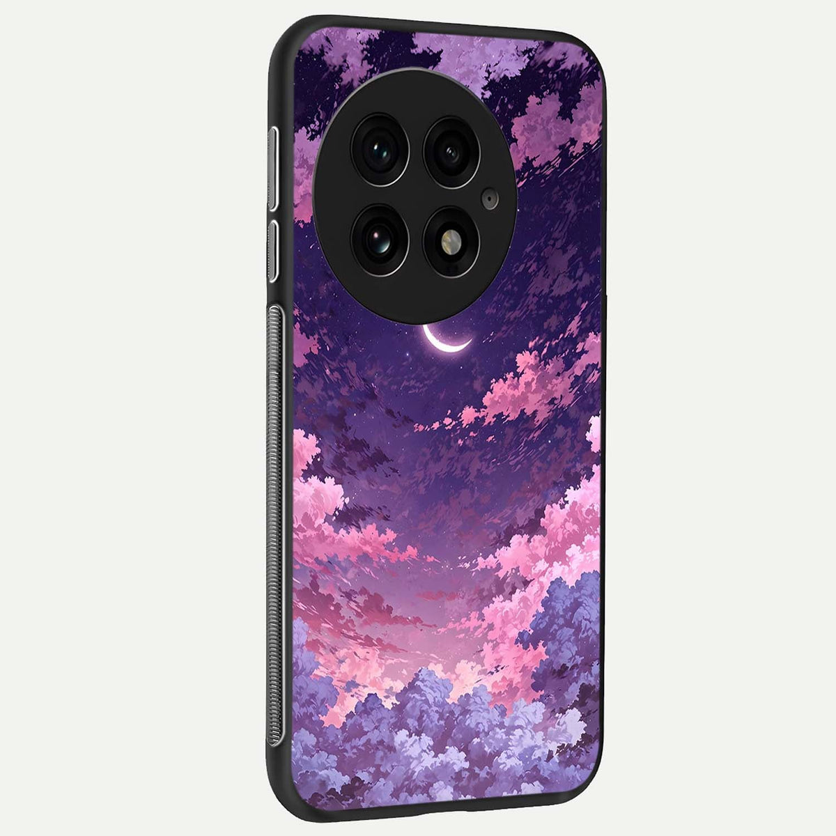  Sky Drift Clouds back cover For OnePlus 13 slim fit glass case with vibrant aesthetic design