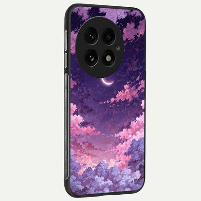  Sky Drift Clouds back cover For OnePlus 13 slim fit glass case with vibrant aesthetic design