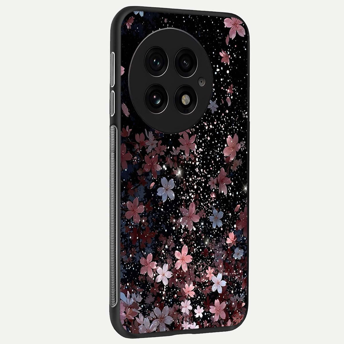  Starlit Flower Dreams back cover For OnePlus 13 slim fit glass case with vibrant aesthetic design