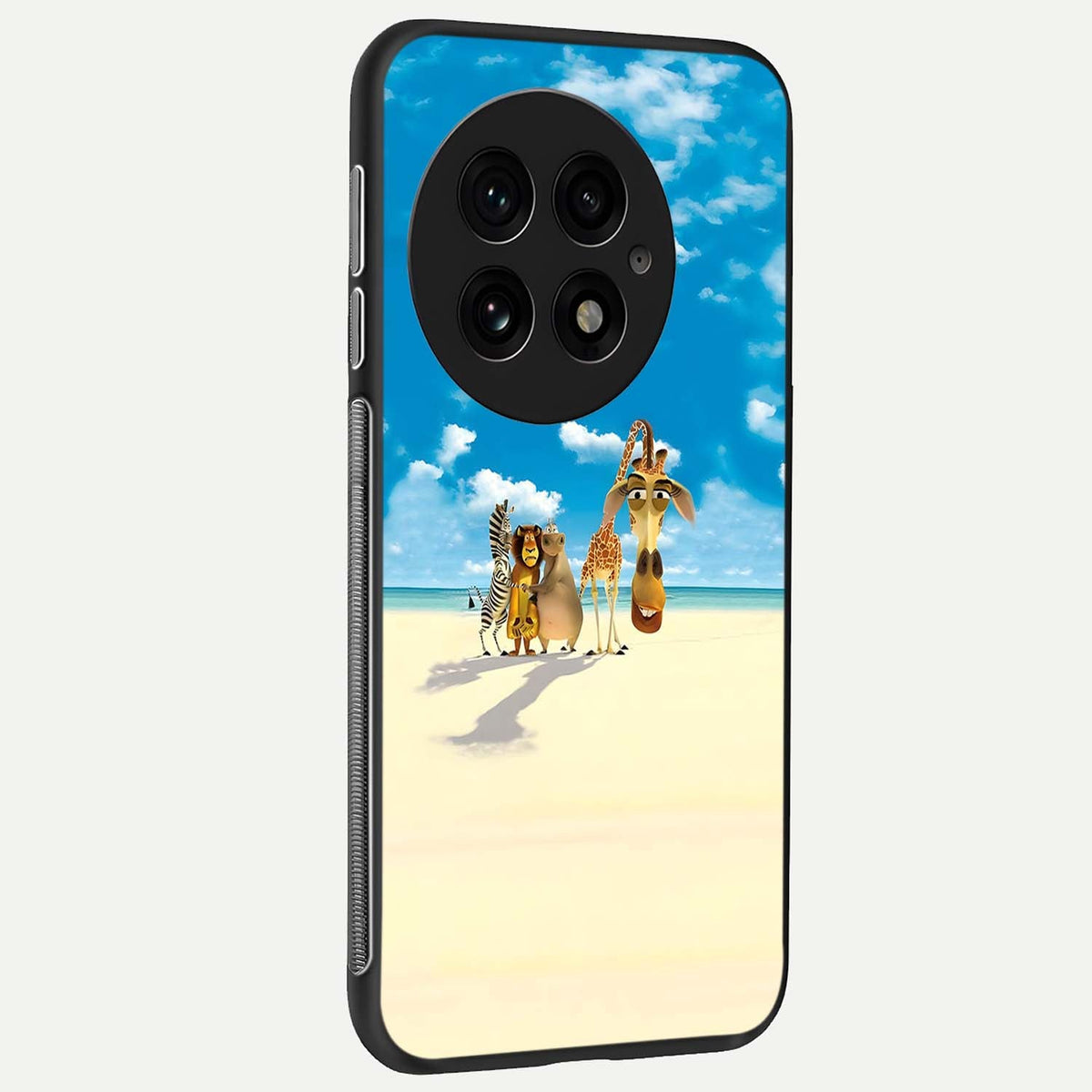  Tropical Fun Squad back cover For OnePlus 13 slim fit glass case with vibrant aesthetic design