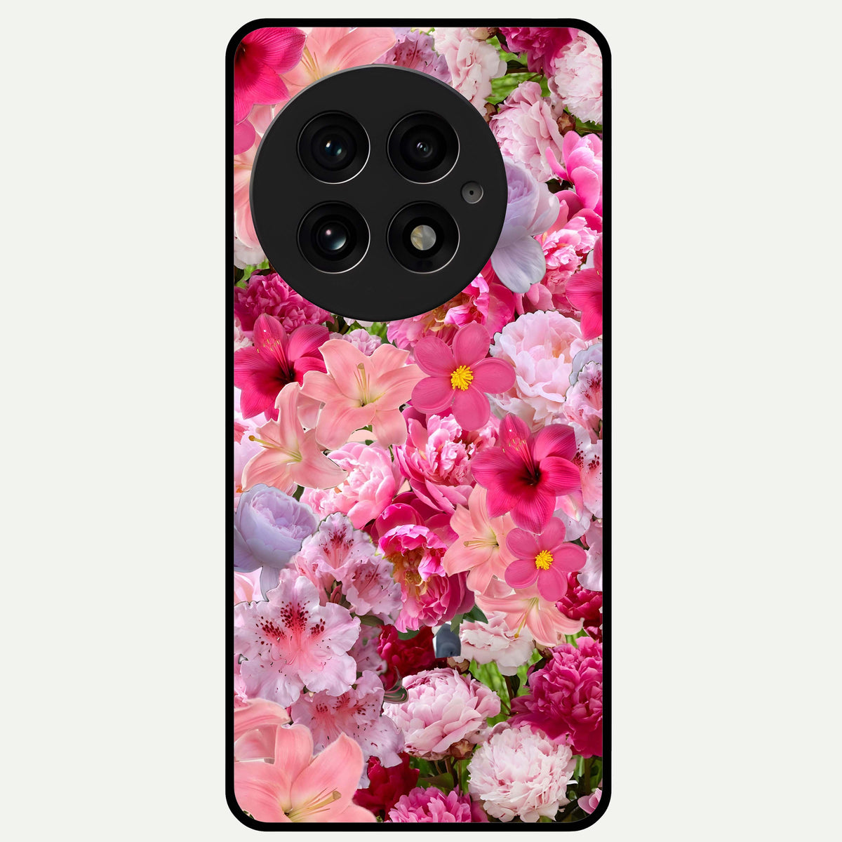  Bloom Crush Fantasy Glass Case For OnePlus 13 back cover – full design glossy printed glass finish