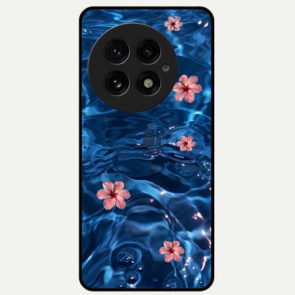  Bloom Thread Art Glass Case For OnePlus 13 back cover – full design glossy printed glass finish