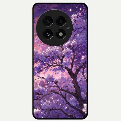  Blossom Tree Glass Case For OnePlus 13 back cover – full design glossy printed glass finish