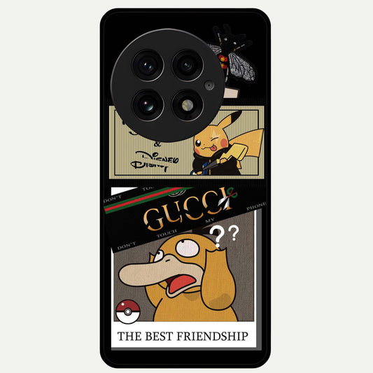  Cartoon Brand Play Mashup Glass Case For OnePlus 13 back cover – full design glossy printed glass finish