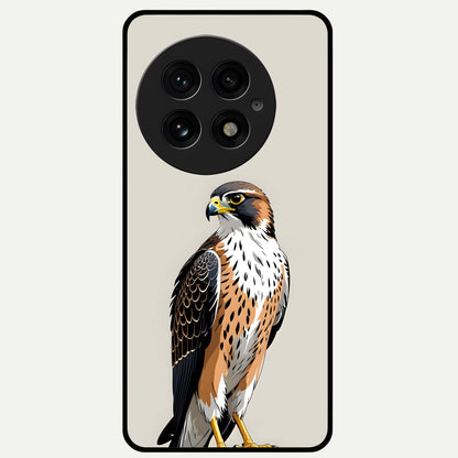  Clever Eagle Glass Case For OnePlus 13 back cover – full design glossy printed glass finish