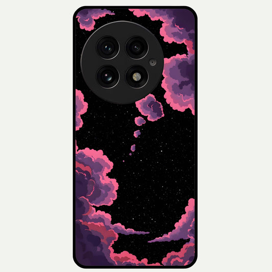  Cosmic Cloud Journey Glass Case For OnePlus 13 back cover – full design glossy printed glass finish