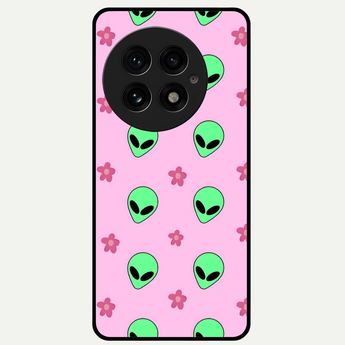  Cosmic Cute Crush Glass Case For OnePlus 13 back cover – full design glossy printed glass finish