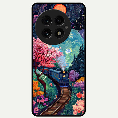  Digital Art Glass Case For OnePlus 13 back cover – full design glossy printed glass finish