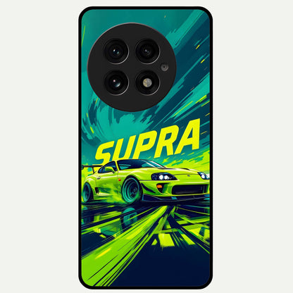  Electric Supra Thunder Glass Case For OnePlus 13 back cover – full design glossy printed glass finish