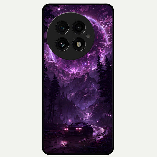  Eternal Cosmic Drive Glass Case For OnePlus 13 back cover – full design glossy printed glass finish