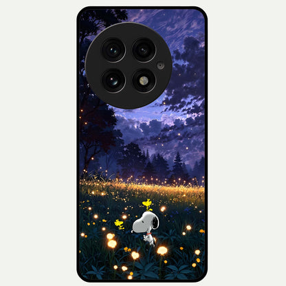 Firefly Meadow Magic Glass Case For OnePlus 13 back cover – full design glossy printed glass finish
