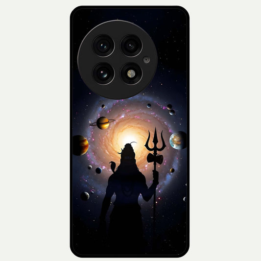  Galactic Shiva Vision Glass Case For OnePlus 13 back cover – full design glossy printed glass finish