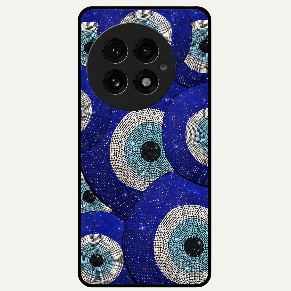  Galaxy Eye Flow Glass Case For OnePlus 13 back cover – full design glossy printed glass finish