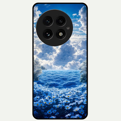  Heavenly Daisy Horizon Glass Case For OnePlus 13 back cover – full design glossy printed glass finish