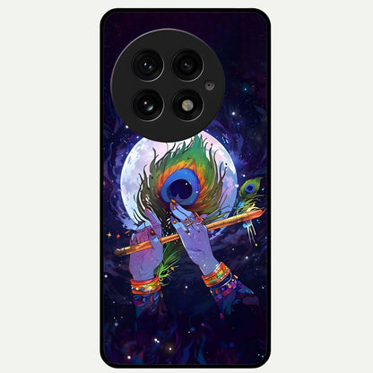  Krishna Hands Art Glass Case For OnePlus 13 back cover – full design glossy printed glass finish