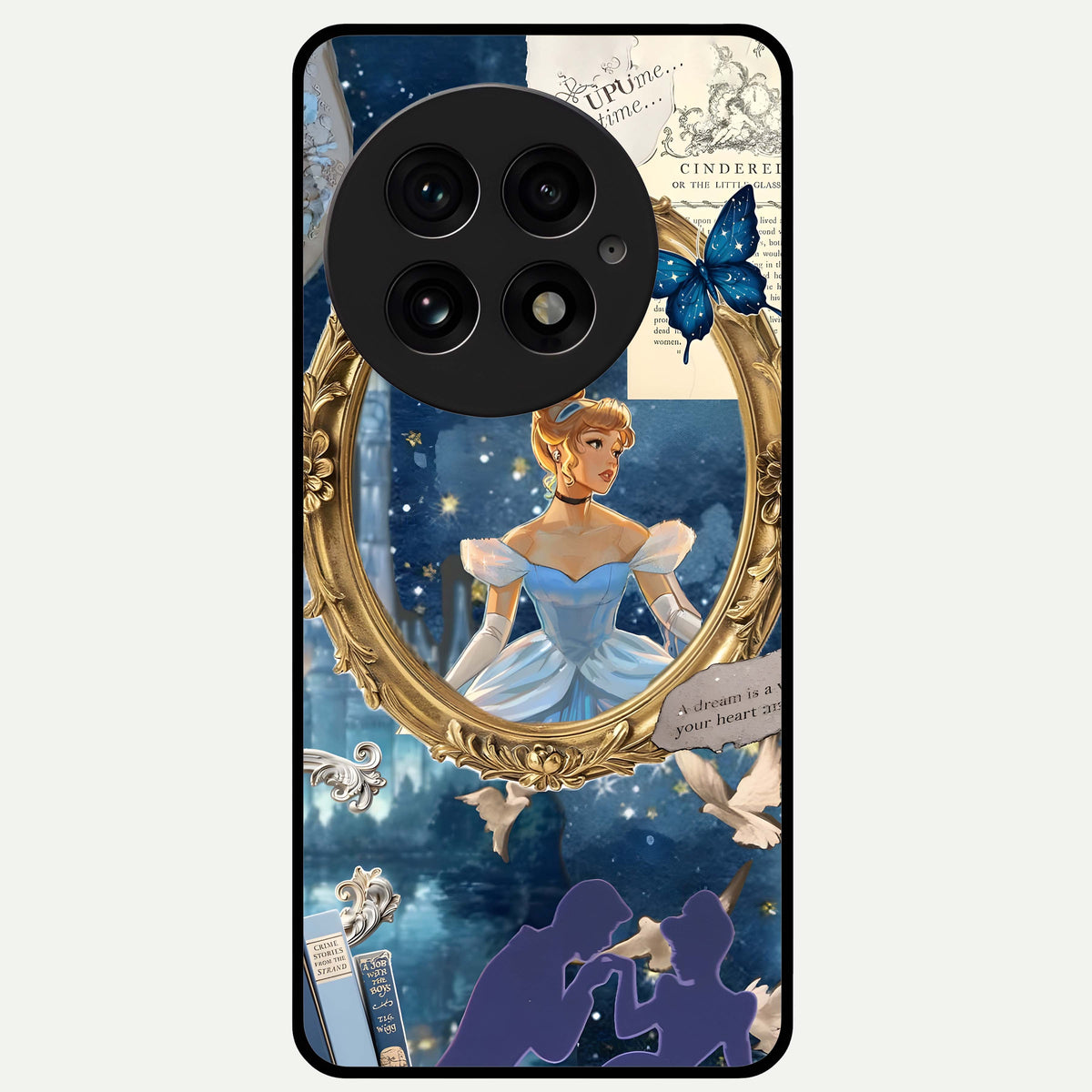  Midnight Queen Glass Case For OnePlus 13 back cover – full design glossy printed glass finish