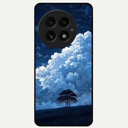 Midnight Sky Serenity Glass Case For OnePlus 13 back cover – full design glossy printed glass finish