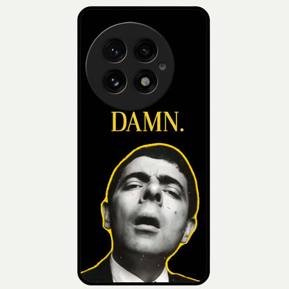  Mr Bean Damn Glass Case For OnePlus 13 back cover – full design glossy printed glass finish