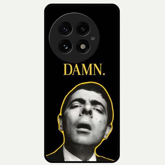  Mr Bean Damn Glass Case For OnePlus 13 back cover – full design glossy printed glass finish