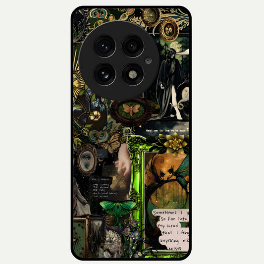  Mystic Woods Secret Glass Case For OnePlus 13 back cover – full design glossy printed glass finish
