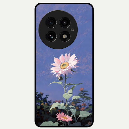  Pink Shells Outline Glass Case For OnePlus 13 back cover – full design glossy printed glass finish
