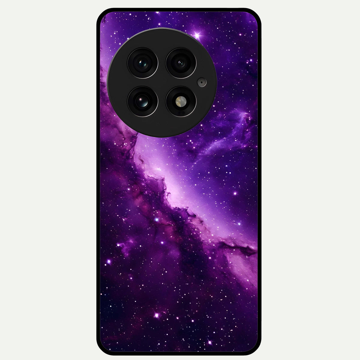  Purple Shade Sky Glass Case For OnePlus 13 back cover – full design glossy printed glass finish
