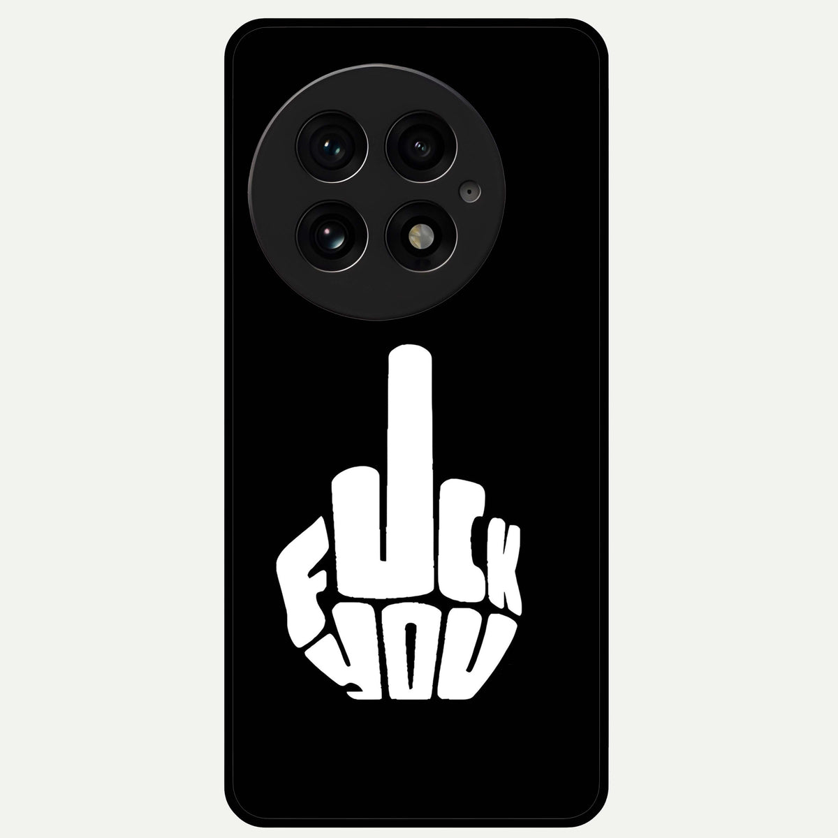  Rebel Mode On Glass Case For OnePlus 13 back cover – full design glossy printed glass finish