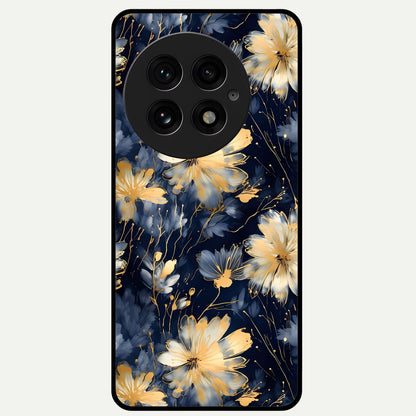  Royal Petal Dream Glass Case For OnePlus 13 back cover – full design glossy printed glass finish
