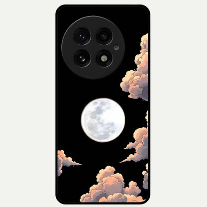  Shade Cloud Moon Glass Case For OnePlus 13 back cover – full design glossy printed glass finish