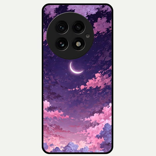  Sky Drift Clouds Glass Case For OnePlus 13 back cover – full design glossy printed glass finish