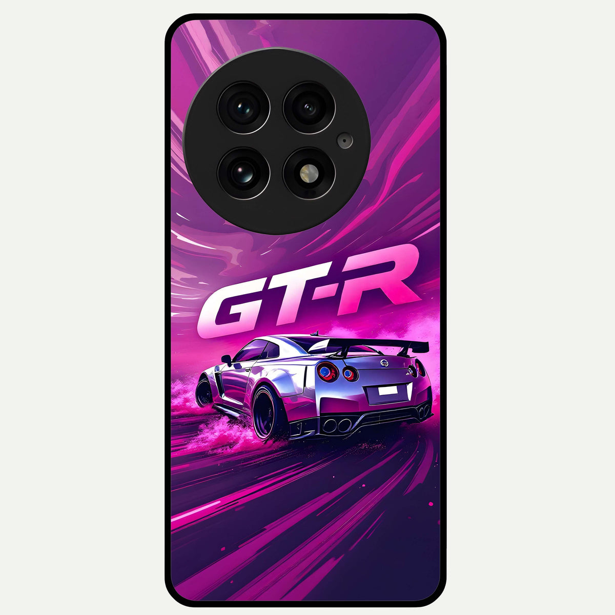  Speed Drift Legend Glass Case For OnePlus 13 back cover – full design glossy printed glass finish