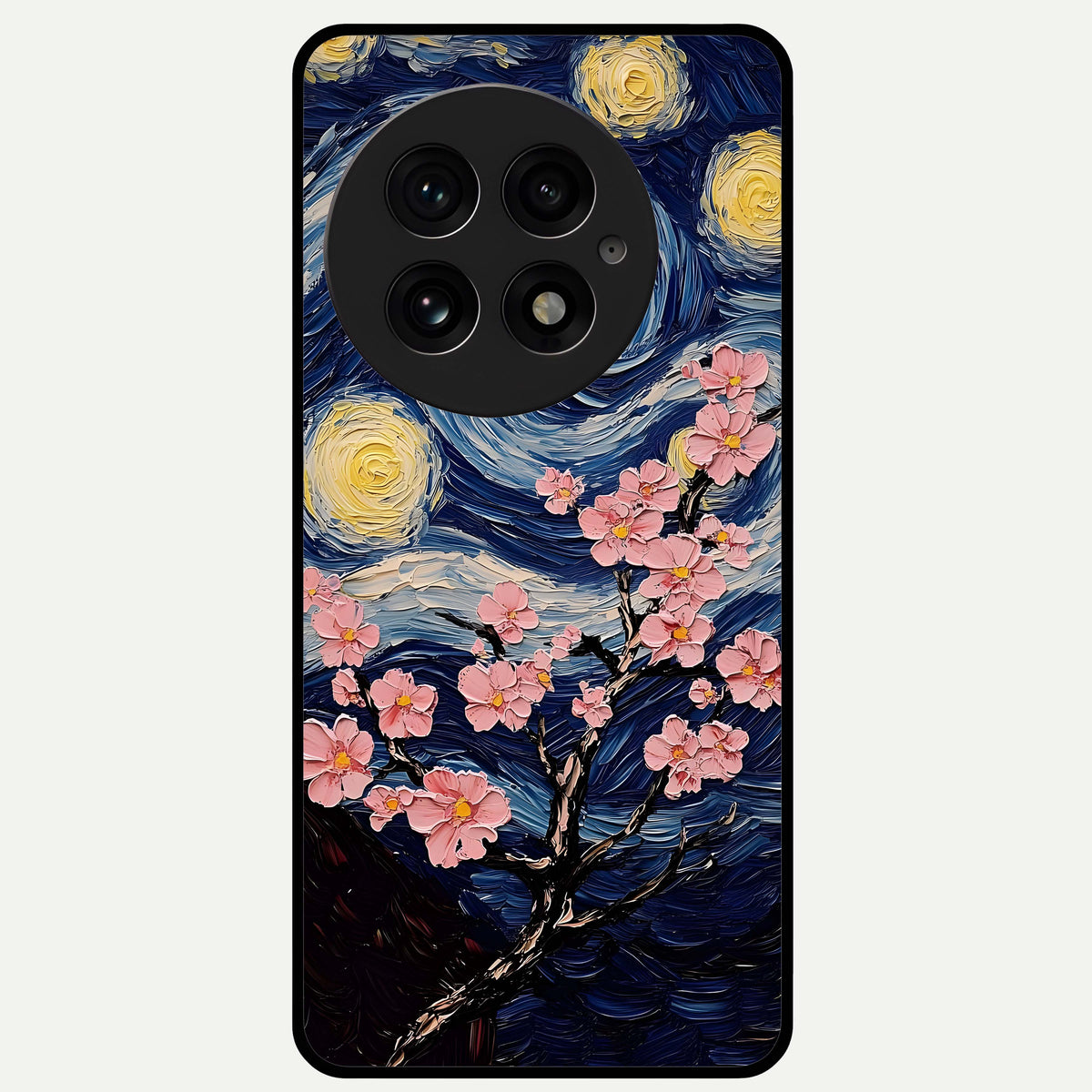  Van Gogh Scenery Glass Case For OnePlus 13 back cover – full design glossy printed glass finish