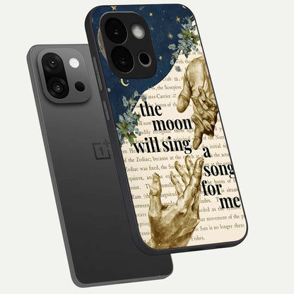  Aesthetic Divine phone case For OnePlus 13S showing premium glass back cover with detailed artwork