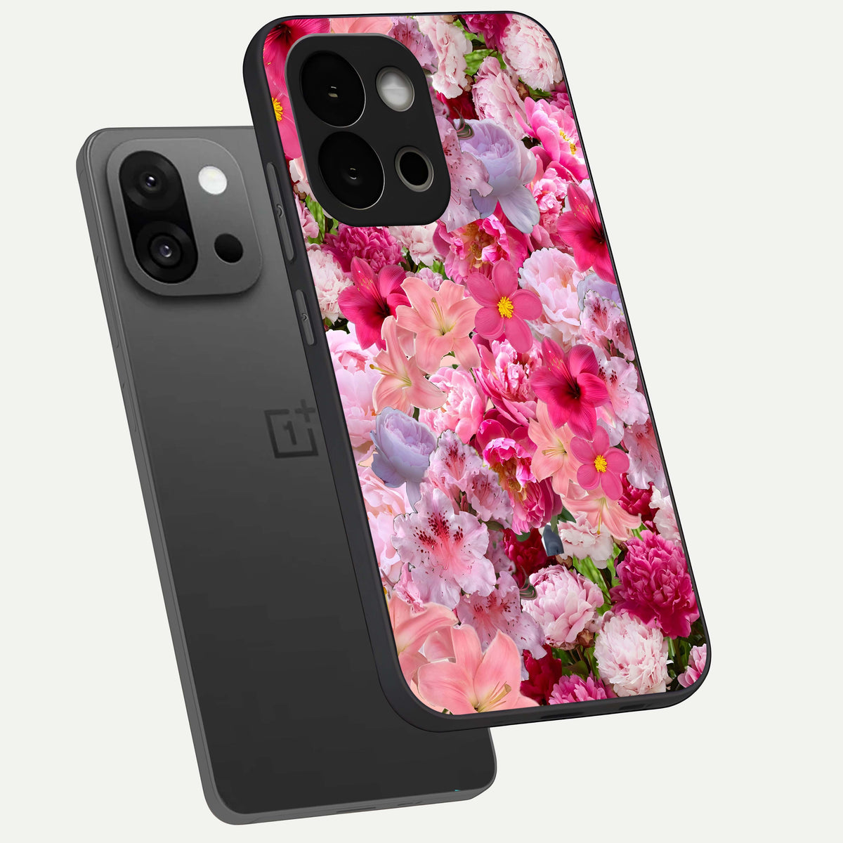  Bloom Crush Fantasy phone case For OnePlus 13S showing premium glass back cover with detailed artwork