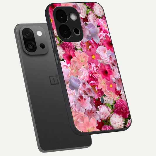  Bloom Crush Fantasy phone case For OnePlus 13S showing premium glass back cover with detailed artwork