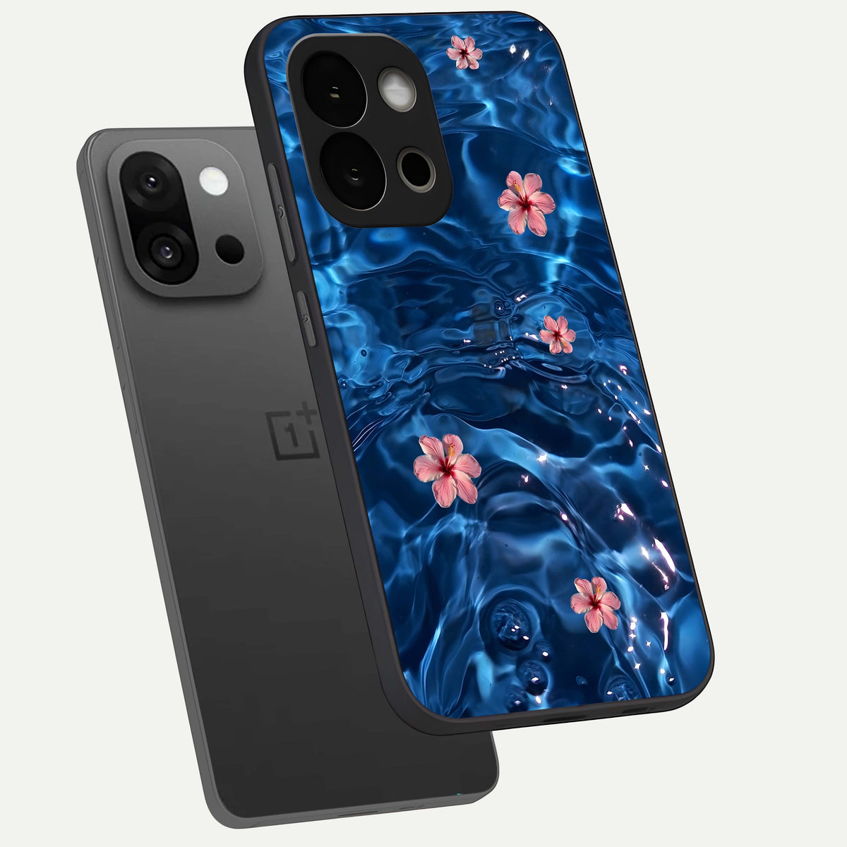  Bloom Thread Art phone case For OnePlus 13S showing premium glass back cover with detailed artwork