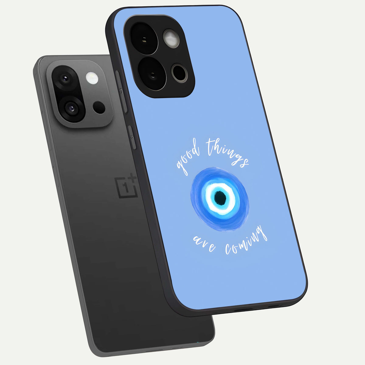  Bright Future Ahead phone case For OnePlus 13S showing premium glass back cover with detailed artwork