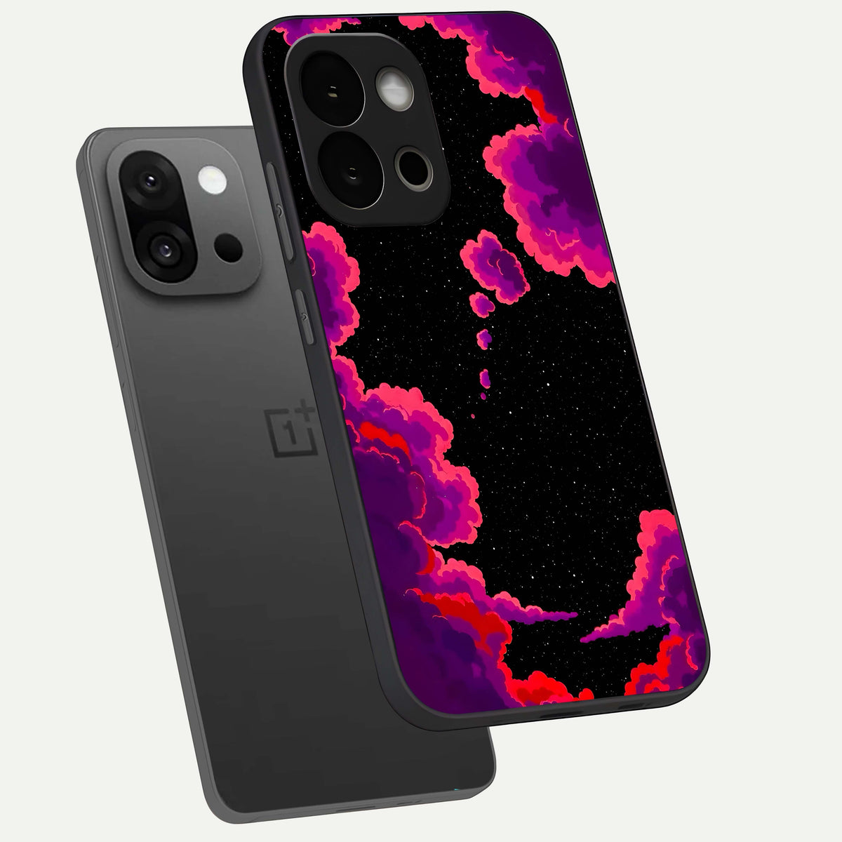  Galaxy Dream Frame phone case For OnePlus 13S showing premium glass back cover with detailed artwork